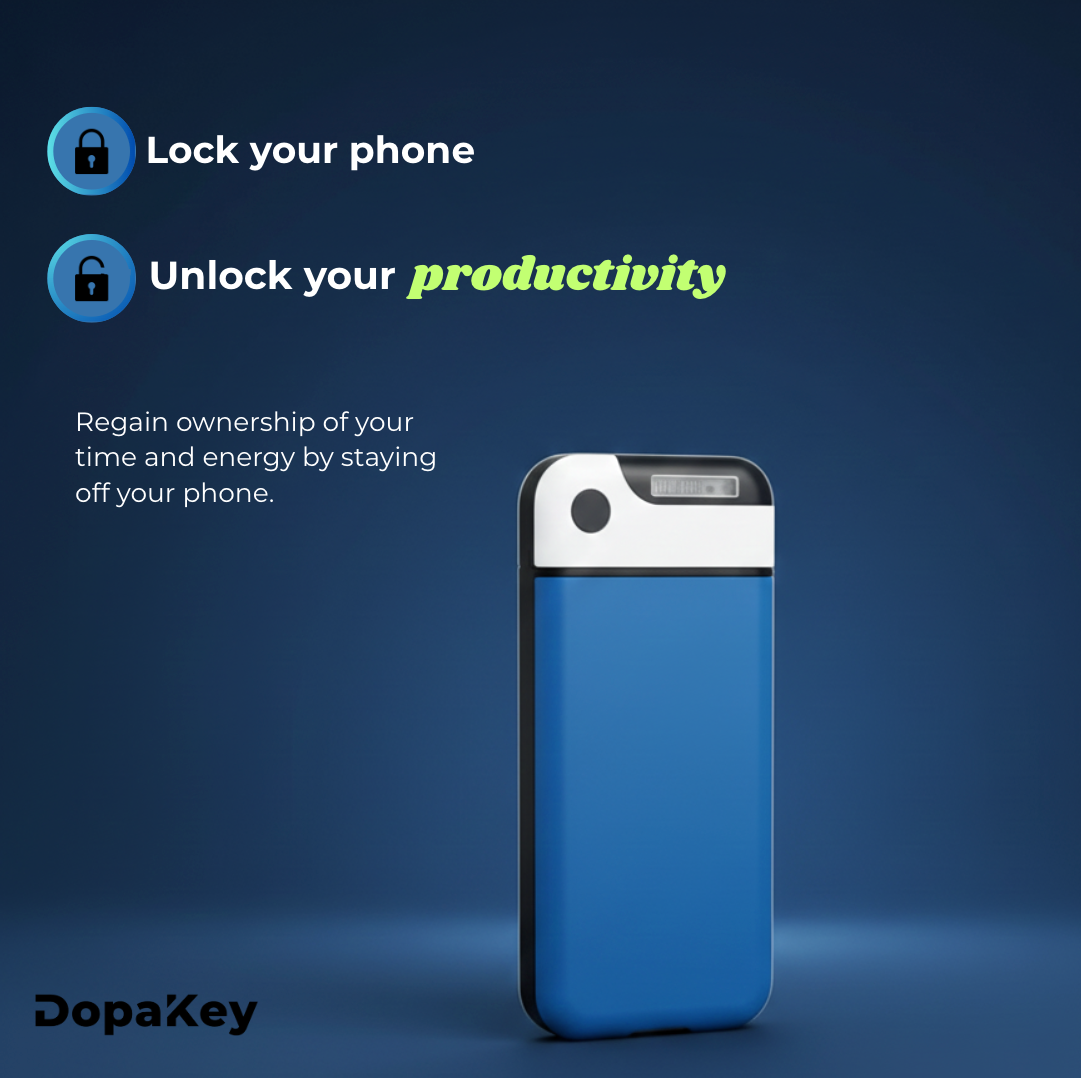 Dopakey™ Phone Locker – Anti-Distraction Lock Box for Discipline, Focus & Productivity